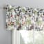 Bonjour White Floral Small Window Valance, 54x14