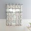 Bonjour White Floral Small Window Valance, 54x14