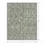 (B897) Honeybloom Green Floral Medallion Washable Area Rug, 8x10