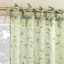 Sage Green Bow Tab Sheer Curtain Panel, 84"