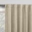 Sun Zero Velvet Taupe Double Magnet Blackout Window Panel, 84"