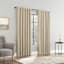 Sun Zero Velvet Taupe Double Magnet Blackout Window Panel, 84"