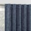 Sun Zero Indigo Velvet Double Magnet Blackout Curtain Panel, 84"