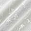 White Bow Tab Sheer Curtain Panel, 84"