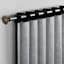 Sun Zero Black Velvet Double Magnet Blackout Curtain Panel, 96"