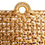 Providence Melia Round Flower Weave Storage Basket, Large