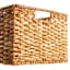 Joan Water Hyacinth Rectangle Storage Basket, Large