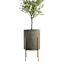 Elliot Grey Metal Planter Stand, Extra Large