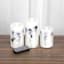 3-Pack Embedded Flower Pillar Candle, 3x4/3x5/3x6