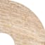 Travertine Medallion on Stand, 16.5"