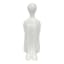 White Ceramic Human Figurine, 2.8x6