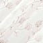 Larissa Pink Bow Tab Single Window Curtain Panel, 84"