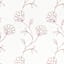 Larissa Pink Bow Tab Single Window Curtain Panel, 84"