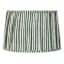 Green Striped Pleated Medium Lamp Shade, 13x15x10