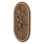 Brown & White Flower Wall Art, 12x20