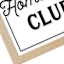 The Homebody Club Framed Table Art, 6"