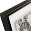 Found & Fable Glass Framed Embroidered Wall Art, 19"