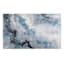 Grey & Blue Abstract Canvas Wall Art, 60x36