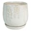 Indoor Cream Vine Embossed Planter, Small
