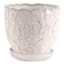 Indoor Cream Blossom Planter, Small