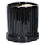Indoor Black Embossed Rainbow Planter, Small