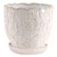 Indoor Cream Blossom Planter, Medium