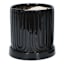 Indoor Black Embossed Rainbow Planter, Medium