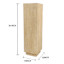Natural Wooden Pedestal, 36"