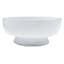 White Frosted Glass Bowl, 9.5"