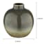 Green Glazed Ceramic Vase, 5.8"
