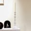 White Ceramic Taper Candle Holder, 13"