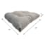 Fiddlestix Linen Premium Outdoor Wicker Seat Cushion