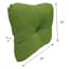 Lime Green Canvas Outdoor Tufted Back Cushion