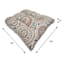 Medallion Sandstone Wicker Seat Cushion