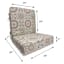 2-Piece Medallion Sandstone Outdoor Deep Seat Cushion
