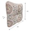 Medallion Sandstone Outdoor Tufted Back Cushion