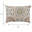 Medallion Sandstone Lumbar Outdoor Throw Pillow, 14x20
