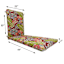 Tropical Cherry Outdoor Chaise Lounge Cushion