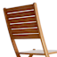 Honeybloom Acacia Wood Patio Folding Chair