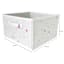Dot Pattern Fabric Basket M