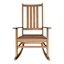 Natural Acacia Wood Rocking Patio Chair