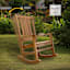 Natural Acacia Wood Rocking Patio Chair