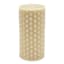 Beige Weave Pillar Candle, 3x6