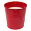 Red Bucket Citronella Candle, 12oz