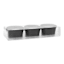 3-Pack Black Bucket Citronella Candles, 3.5oz