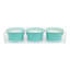 3-Pack Pool Blue Bucket Citronella Candles, 3.5oz