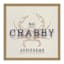 Honeybloom Glass Framed Crabby Framed Print Wall Art, 16"