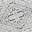 Clarissa Black & Ivory Global Area Rug, 5x7