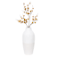 White & Cream Ceramic Vase, 18.5"