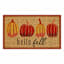 Homespun Harvest Hello Fall Pumpkin Coir Mat, 18x30